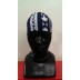 Tie back Bonnet-Blue-White-Print Tie back Bonnet-Blue-White-Print
